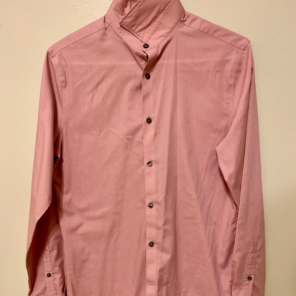 J. Ferrar slim-fit pink button down dress shirt